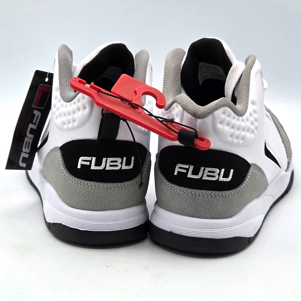 FUBU Men's  The Hustle  WHITE Athletic Leisure Sneakers Size 7 NEW with TAGS - Picture 3 of 5